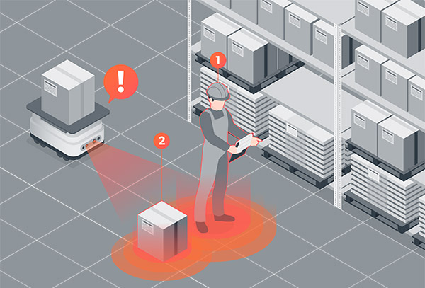 Obstacle Detection and Tracking for Warehouse Robots