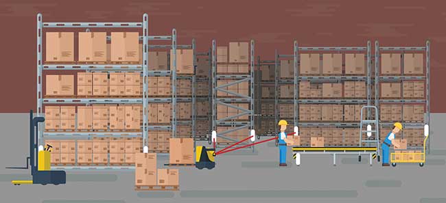 Aruco-Assisted Navigation of a Warehouse Robot